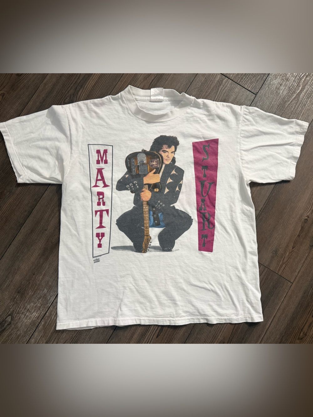 Vintage 1994 Marty Stuart Tour Tee Winterland Single Stitch Made In USA Men’s XL